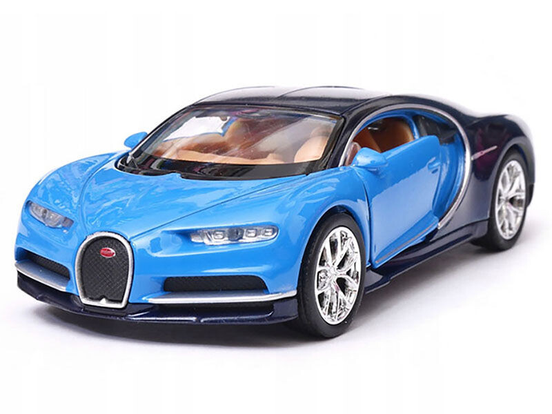 Welly Bugatti Chiron 1:34 modré